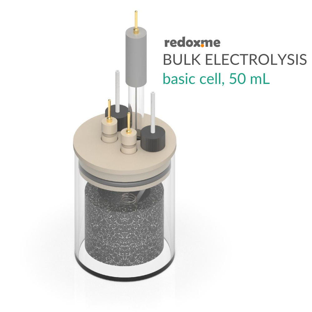 Bulk Electrolysis Basic Cell - 50 mL