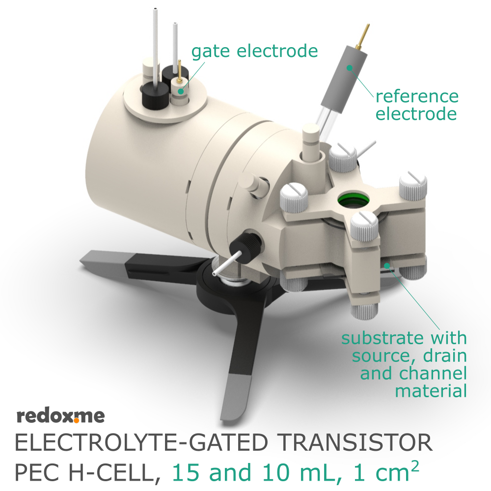 Electrolyte-Gated Transistor PEC H-Cell
