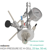 High-Pressure EC H-Cell, 25 bar, 50 mL - High-Pressure Electrochemical H-Cell