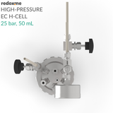 High-Pressure EC H-Cell, 25 bar, 50 mL - High-Pressure Electrochemical H-Cell