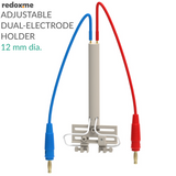 Adjustable Dual-Electrode Holder, 12 mm dia.