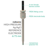 High-Pressure Ag/AgCl Reference Electrode - 6/75 mm