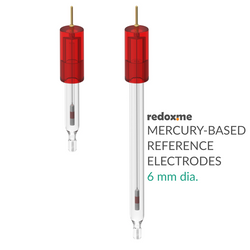 Mercury-Based Non-Refillable Reference Electrode - 6 mm dia.