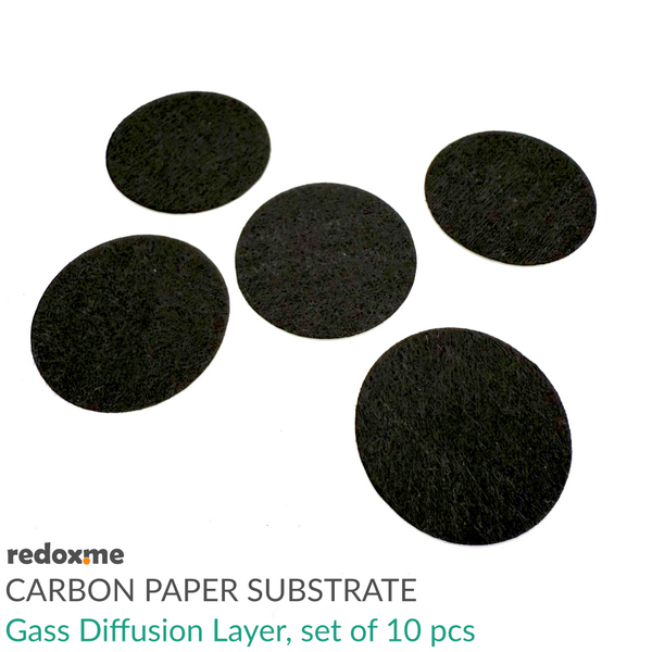 Carbon Paper Substrate - Gas Diffusion Layer, set of 10 pcs