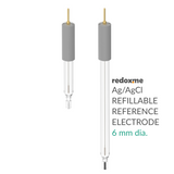 Silver / Silver Chloride Refillable Reference Electrode - 6 mm dia.