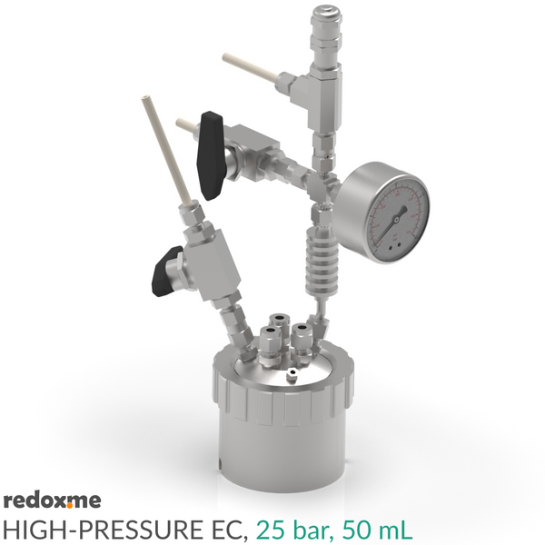 High-Pressure EC, 25 bar, 50 mL - High-Pressure Single-Compartment Electrochemical Cell