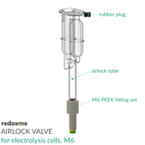 Airlock valve for electrolysis cells - M6
