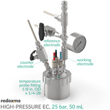 High-Pressure EC, 25 bar, 50 mL - High-Pressure Single-Compartment Electrochemical Cell