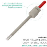 High-Pressure Wire Counter Electrode - HP90HX15 0.6/290 mm