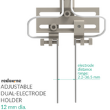 Adjustable Dual-Electrode Holder, 12 mm dia.