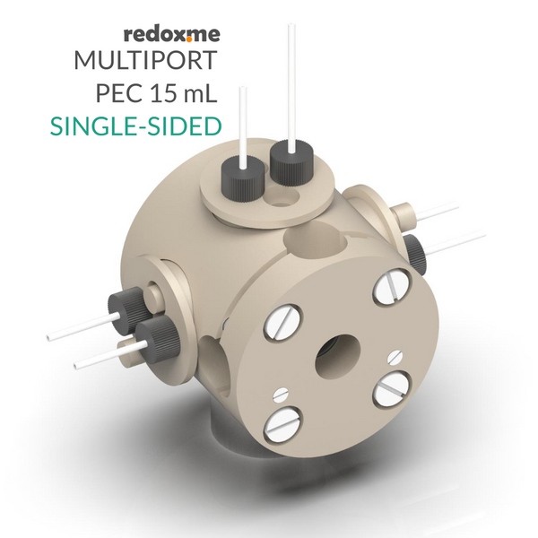 Multiport PEC 15 mL single-sided - Multiport Photo-electrochemical Cell