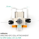 Spectro-EFC Cell Attachment for SPE holder, UV-vis-NIR