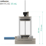 BM FC EC 15mL - Bottom Mount Front Contact Electrochemical Cell, 15mL
