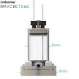 BM FC EC 15mL - Bottom Mount Front Contact Electrochemical Cell, 15mL