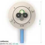 BMM FC EC 15mL - Bottom Magnetic Mount Front Contact Electrochemical Cell, 15mL