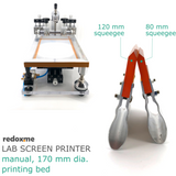 Laboratory Screen Printer - manual, 170 mm dia. printing bed