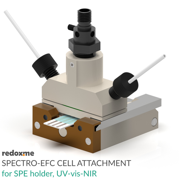 Spectro-EFC Cell Attachment for SPE holder, UV-vis-NIR