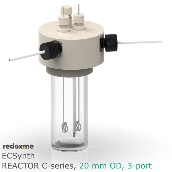 Electrosynthesis Reactor C-series, 20 mm OD, 3-port