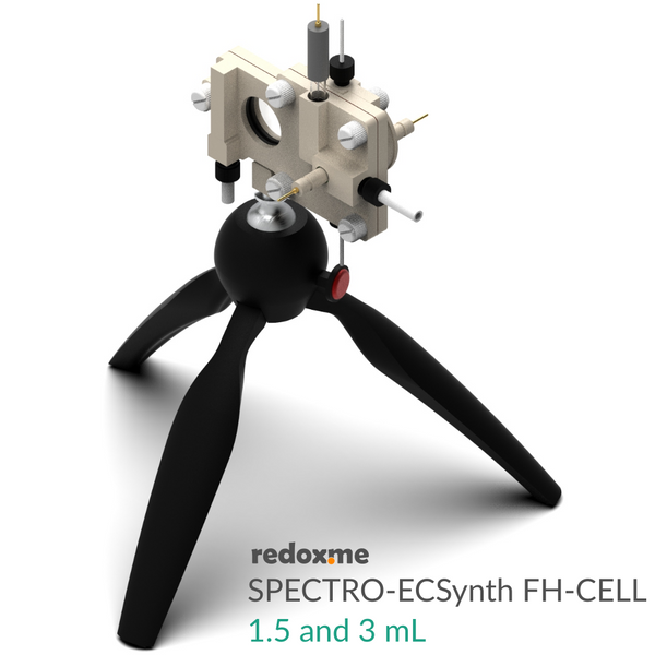 SPECTRO-ECSynth FH-CELL 1.5 and 3 mL - Spectro-Electrosynthesis Flow H-Cell 1.5 and 3 mL