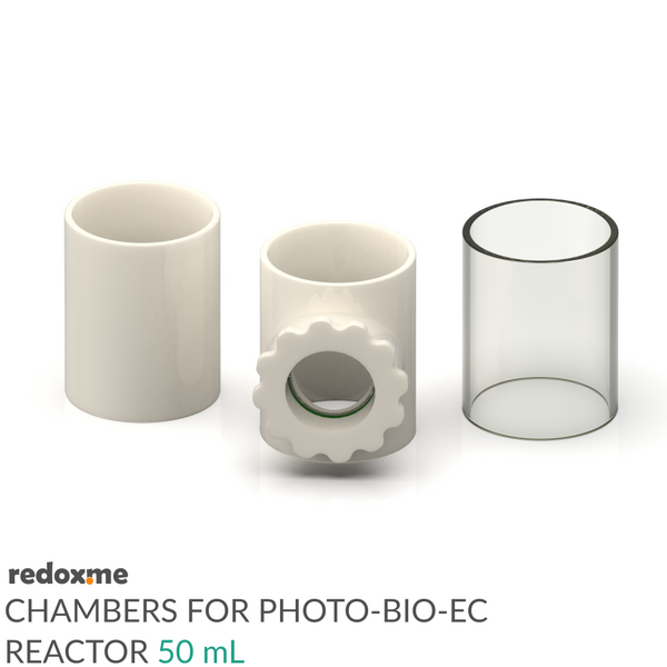 Chambers for Photo-Bio-EC Reactor - 50 mL