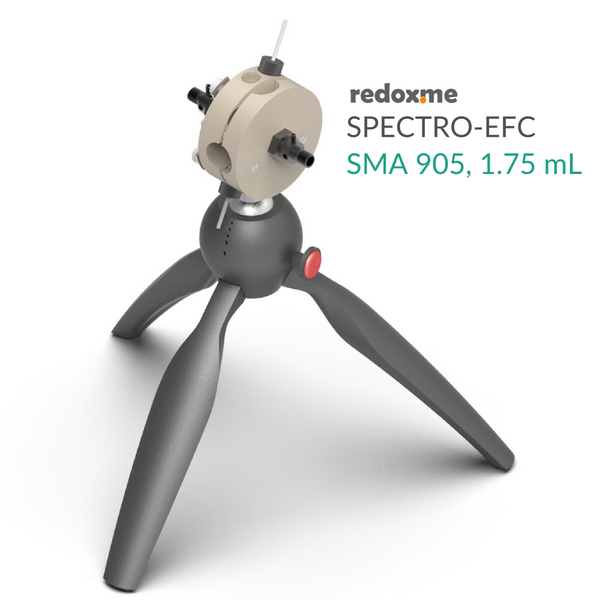 Spectro-EFC, SMA 905, 1.75 mL - Optical Fiber Spectro-Electrochemical Flow Cell