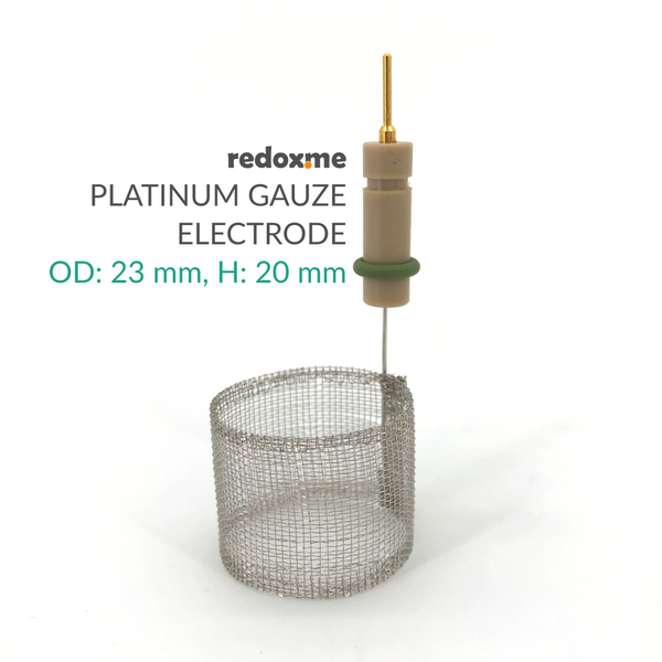 Platinum Gauze Electrode - OD: 23 mm, H: 20 mm