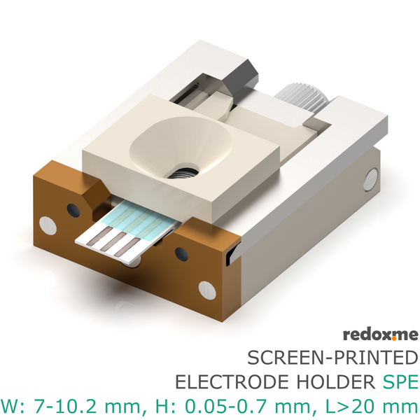 Screen-Printed Electrode Holder - SPE W: 7-10.2 mm, H: 0.05-0.7 mm, L>20 mm