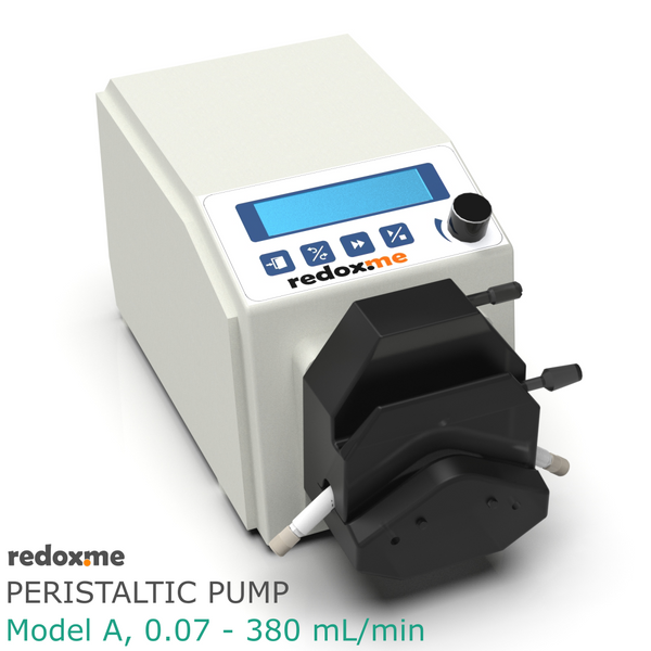 Peristaltic pump, model A, 0.07 - 380 mL per min