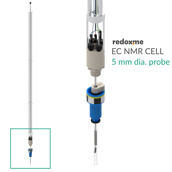 Electrochemical Nuclear Magnetic Resonance cell – EC NMR 5 mm dia. probe