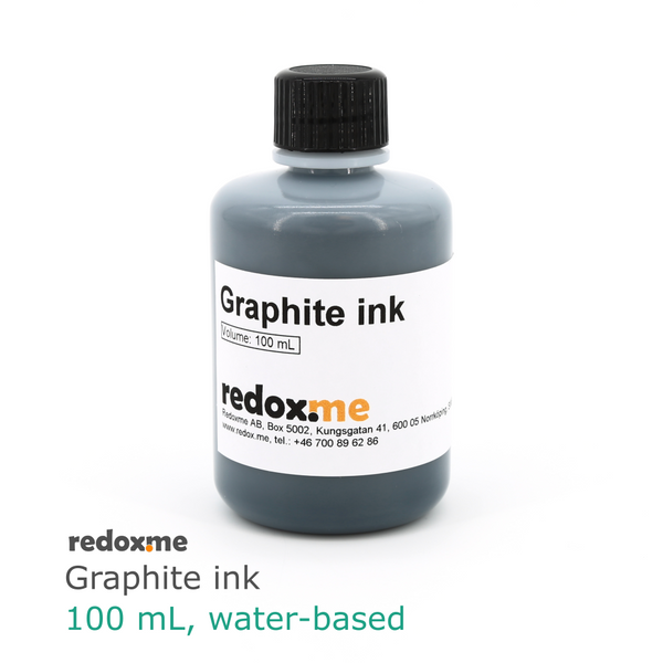 Graphite ink, 100 mL, water-based