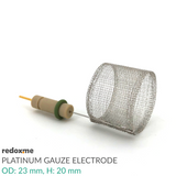 Platinum Gauze Electrode - OD: 23 mm, H: 20 mm