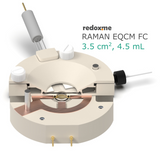 Raman EQCM FC 3.5 cm2, 4.5 mL – Raman Electrochemical Quartz Crystal Microbalance Flow Cell Flow Cell