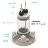 BM EC 15 mL - Bottom Mount Electrochemical Cell