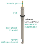 Soil Silver / Silver Chloride Reference Electrode - Soil Ag/AgCl
