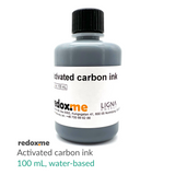 Activated carbon ink, 100 mL, water-based