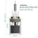 Bulk Electrolysis Basic Cell - 50 mL