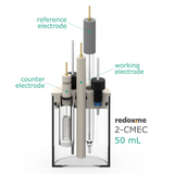 2-CMEC 50 mL - Two-compartment Multiport Electrochemical Cell