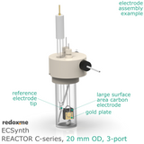 Electrosynthesis Reactor C-series, 20 mm OD, 3-port