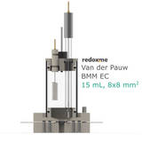 Van der Pauw BM/BMM EC, 15 mL, 8x8 mm2- Van der Pauw Bottom Mount Electrochemical Cell