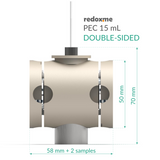 PEC 15 mL double-sided - Photo-electrochemical Cell