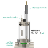 BM EC 15 mL - Bottom Mount Electrochemical Cell