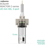 Electrosynthesis Reactor C-series, 20 mm OD, 3-port