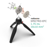 Spectro-EFC 1.75 mL, 10x10 mm2 - Spectro-Electrochemical Flow Cell