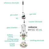 BM EC 15 mL - Bottom Mount Electrochemical Cell