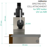 Spectro-EFC Cell Attachment for SPE holder, UV-vis-NIR