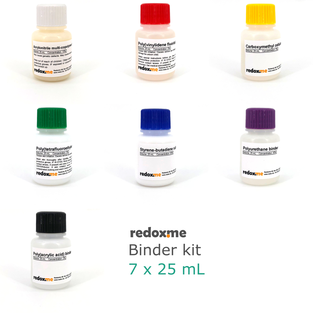 Binder kit - 7 x 25 mL  affordable research equipment