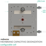 Membrane Capacitive Deionization configurable cell - MCDI configurable cell