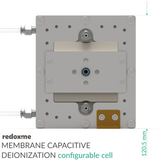 Membrane Capacitive Deionization configurable cell - MCDI configurable cell