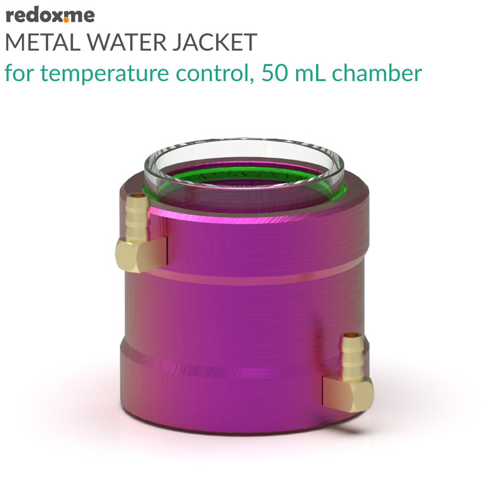 Metal Water Jacket for Temperature Control, 50 mL chamber | affordable ...