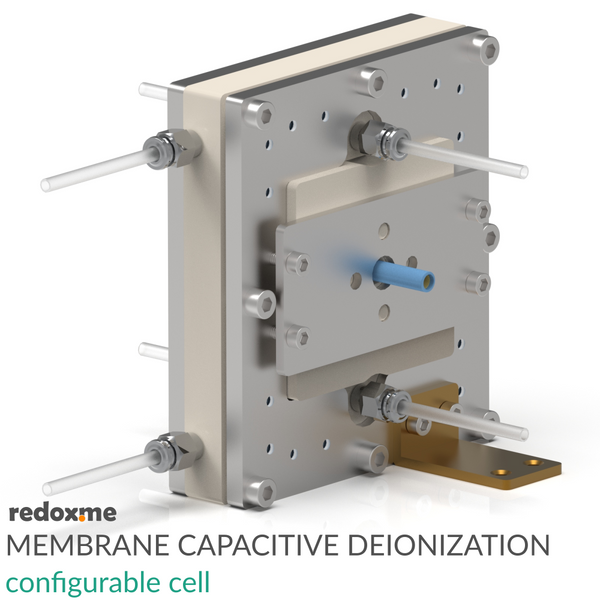 Membrane Capacitive Deionization configurable cell - MCDI configurable cell